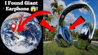 I Found Giant Earphone  on google maps and google earth  #maps #earth #hrgoogleearth