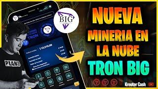 TRON BIG Nueva mineria en la nube TRX Profit Gana Trx Recarga y retiro diarios en tiempo real.