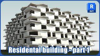 Residental building in Revit - part 1