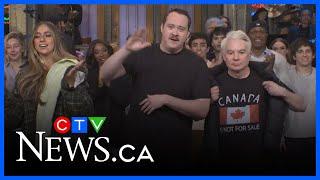 Mike Myers wears 'Canada is not for sale' shirt on SNL