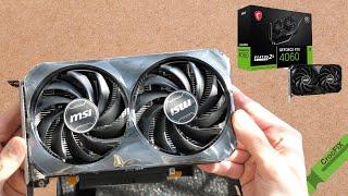 MSI GeForce RTX 4060 VENTUS 2X BLACK 8G OC / Unboxing ASMR