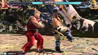 Tekken 7 paul(Dizz) vs king(Reno) korea online match