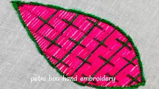 cómo bordar una flor/most beautiful hand embroidery flower designs /bordados a mano paso a paso