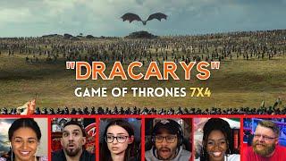 Reactors Reacting to DAENERYS TARGARYEN and the Field of Fire 2 | Game of Thrones 7x4