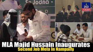 MLA Majid Hussain Inaugurates Second Job Mela In Nampally | IND Today | Job Fair Super Duper Hit