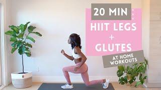 THIS WILL MAKE YOU SWEAT  || 20 MINUTE LEG DAY CARDIO HIIT WORKOUT -apartment friendly no equipment