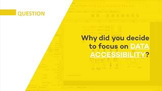 Why did you decide to focus on data accessibility?