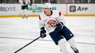 Marchand on ice for first time as Florida Panther | 3.11.25