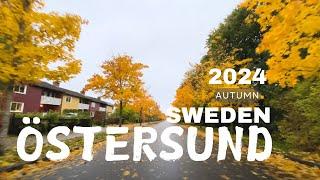 ÖSTERSUND WELCOME AUTUMN 2024 - 4K CITY DRIVE TOUR