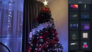 DIY LED Christmas Tree Lights with Bluetooth Control – RGB IC String Lights