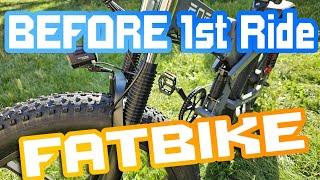 Engwe X26 Before 1st ride  Forks Cover & Battery Rattlig sound  How to prepare E-Bike for Riding