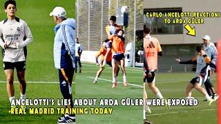 ARDA GÜLER'S INCREDIBLE GOAL IN FRONT OF CARLO ANCELOTTI IN TRAINING TODAY