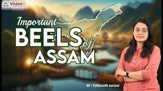 Important Beels of Assam | APSC/Assam govt exams  | Tushadri Ma'am @VisionQ