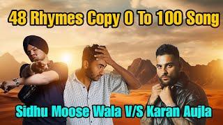 48 rhymes copy 0 to 100 song  | karan karta sidhu ki copy  full dtails video| karan vs sidhu