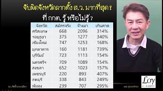 โอละพ่อ 45%ของผู้สมัคร ส.ว. คือกลุ่มจัดตั้ง ศรีสะเกษ จ่ายหนักสุด กกต. รู้หรือไม่?