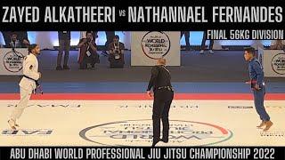 Final- Zayed Alkatheeri vs Nathannael Fernandes- Abu Dhabi World Pro Jiu Jitsu 2022 56kg- React.