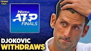 Djokovic Withdraws from ATP Finals 2024 | Tennis News