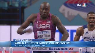 Chesapeake's Grant Holloway wins gold at World Indoor Championships