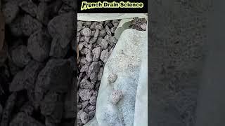 French Drain Geofabric  #drainage #construction #drain