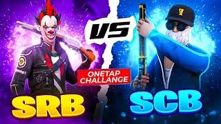 SRB vs SCB Only Tap Challenge  || SRB vs SCB  || @funwithsrbyt || #freefire #1vs1