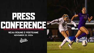 SOCCER | NCAA Round 2 Post Game Press Conference - 11/22/24