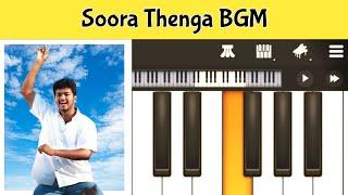 Soora Thenga BGM | Ghilli | Beginner Piano Tutorial