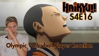 Olympic Volleyball Player Reacts to Haikyuu!! S4E16: "Broken Heart"