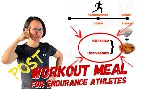 What is a good POST workout meal for endurance athletes?