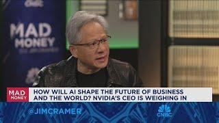 Nvidia CEO Huang: 'No question' digital AI is a giant industry and it will underpin every industry
