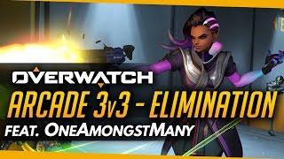 Overwatch | ARCADE 3v3 ELIMINATION - Ecopoint: Antarctica Gameplay (ft OneAmongstMany)