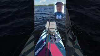 При хорошем попутном ветре, на большой воде, даже грести не нужно #сап #сапборд #sup