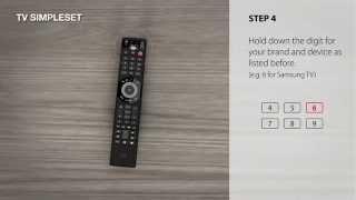 Universal Remote Control – URC 7980 Smart Control - how to setup by SimpleSet