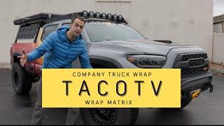 Taco Vinyl Work Truck Gets a Wrap From Wrap Matrix