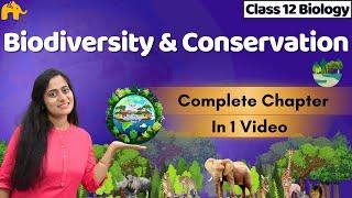 Biodiversity and Conservation Class 12 Biology One shot | CBSE NEET | NCERT Chapter