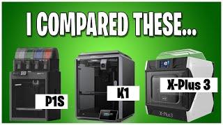 Bambu P1S vs Creality K1 vs QIDI X-Plus 3 - Which CoreXY 3D Printer Is The Best?