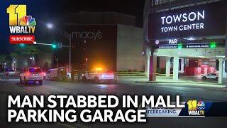 Mall parking garage stabbing victim released from hospital