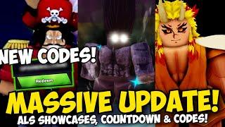  [NEW CODES] New DEMON RENGOKU & Prime Whitebeard + More! ALS Official Countdown Showcases & More!