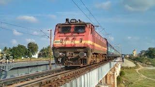 Trains passing over the bridge | Indian Railways