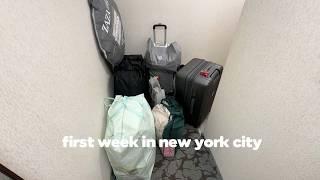 vlog | how I got kicked out of my sublet on my first week in NYC, interning in New York