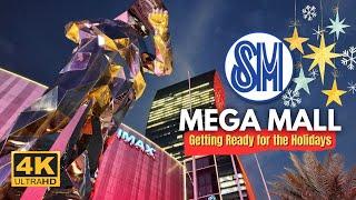 SM MEGAMALL is Getting Ready for the Holidays! | BER Months Tour | 4K | Philippines