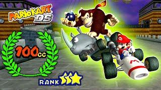 Mario Kart DS - 100cc All Cups (3-Star Rank) [4K]