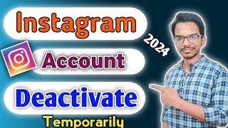 How to Deactivate Instagram Account Deactivate kaise kare 2024