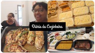 DIARIA DA COZINHEIRA,BEM RAPIDINHO!HOJE DÉBORA FOI COMIGO!CARDÁPIO DESTA DIÁRIA,ABAIXO NA DESCRIÇÃO