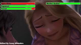 Tangled (2010) Final Battle with healthbars