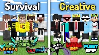 Survival SMP VS Creative SMP in Indian Minecraft community