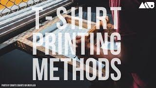 Different T-Shirt Printing Methods Explained
