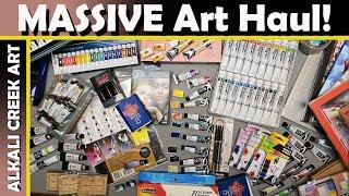 MASSIVE Art Haul - 4 months of supplies (a lifetime of supplies, actually!) and a PERMANENT NO-BUY!