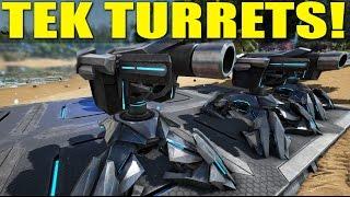 TEK TURRETS! (How Not to Be A Noob) - Ark:Survival Evolved