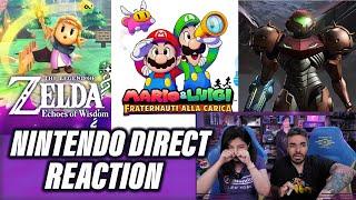 NINTENDO DIRECT: NUOVO ZELDA, METROID PRIME 4 e NUOVO MARIO E LUIGI!