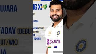 indian team squad for 1st test against Australia #indvsaus #bcci #icc #sportbuzz #rohitsharma